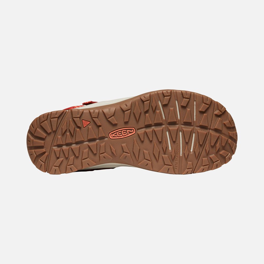 Keen Outdoor Sandalet Kadın Mercan/Kırmızı - Terradora Ii Open Toe - Türkiye LFJI09368